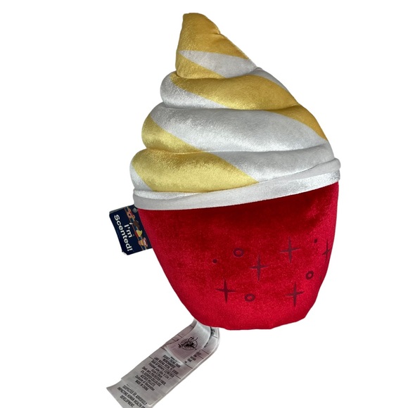 Disney Parks Dole Whip Scented Large Sized Squishy Stuffed Plush Dead-stock Tags - Picture 2 of 15